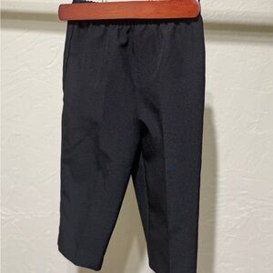 Black Pull-On Dress Pants Boys 24M